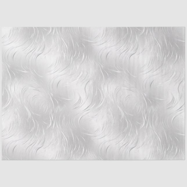 Papel De Seda Dissociação do tom de prata (Frente )