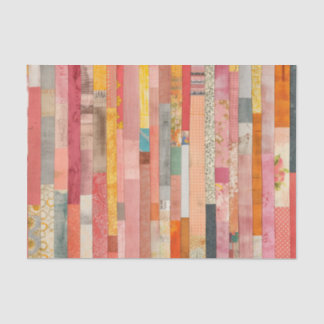 Papel De Seda Dissociação e Colagem de Design Inclinação