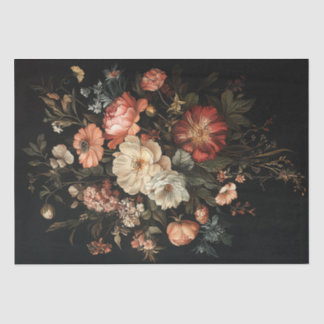 Papel De Seda Dissociação em Cascata Floral
