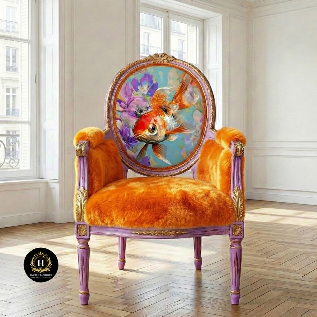 Papel De Seda Dissociação Floral de Peixes Vibrantes (Criador carregado)