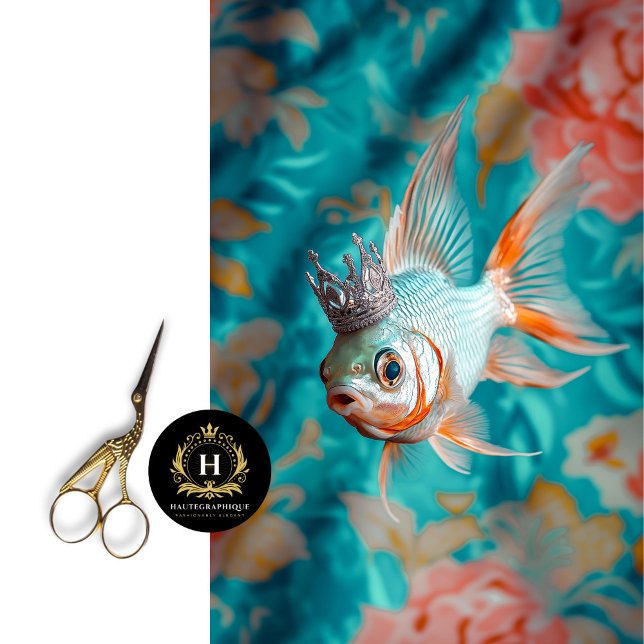 Papel De Seda Dissociação Floral de Peixes Vibrantes (Criador carregado)