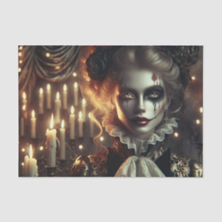 Papel De Seda Dissociação Gothic Harlequin em Mesmerização