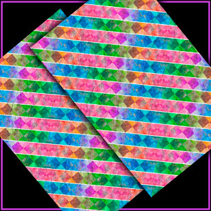 Papel De Seda [Diversão com listras] Padrão #5a Decoupage verifi
