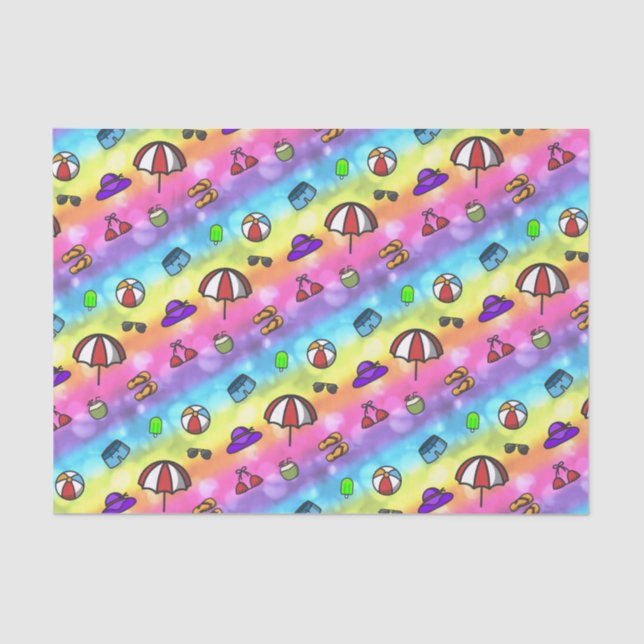 Papel De Seda Diversão de Verão (Frente )