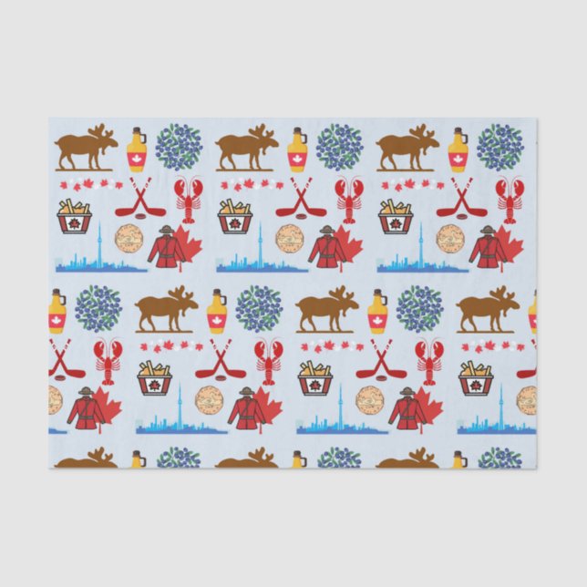 Papel De Seda Diversão do Canadá (Frente )