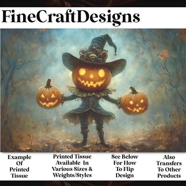 Papel De Seda Diversão Spookin Cabeça de Bomba Pessoa AB3 Deslig (Criador carregado)