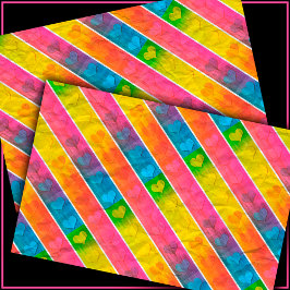 Papel De Seda [Divertido com Stripes] Padrão #6c Desligamento de