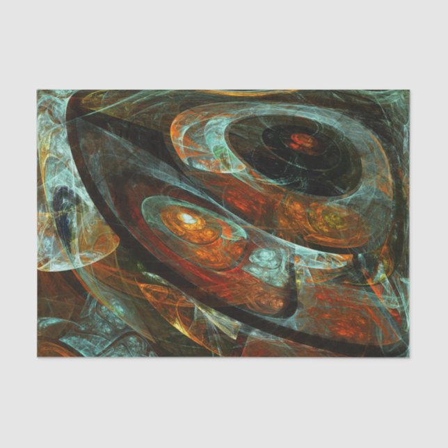 Papel De Seda Divisão de Abstrato de Tempo (Frente )