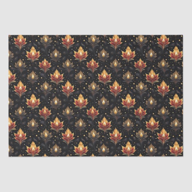 Papel De Seda Diwali Candles (Frente )
