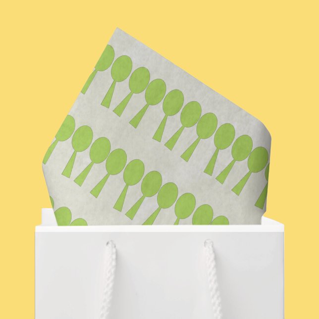 Papel De Seda DIY Decoupage Modern Green Forest (Criador carregado)