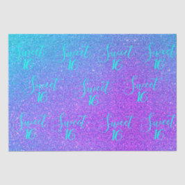 Papel De Seda Doce 16 Festa de aniversario de meninas de Lágrima