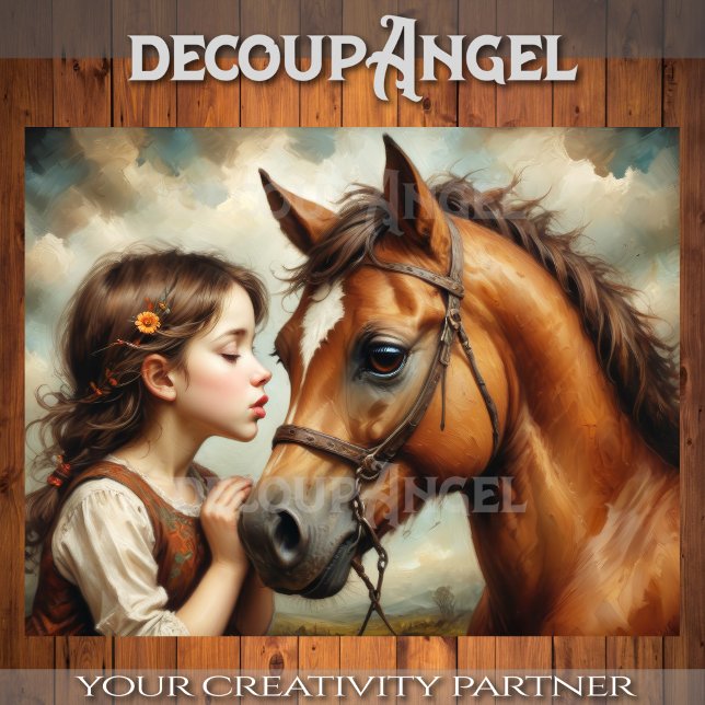 Papel De Seda Doce Criança e sua Desnutação de Pony (Criador carregado)