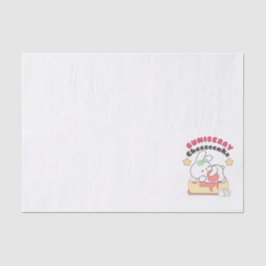 Papel De Seda Doce Inulgência: Alegria de Cheesecake Buniberry