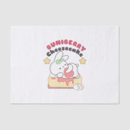 Papel De Seda Doce Inulgência: Alegria de Cheesecake Buniberry