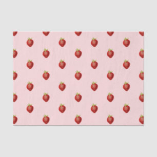Papel De Seda Doce Morango Rosa Suave Feminino