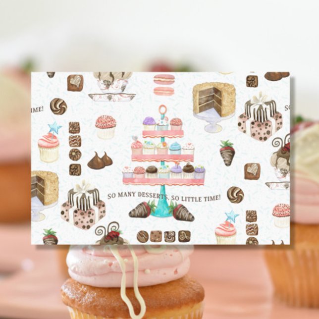 Papel De Seda Doce trata chocolates Cupcakes em decoupage de bol (Criador carregado)