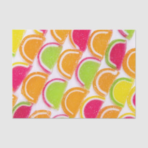 Papel De Seda Doces diferentes coloridos da geléia