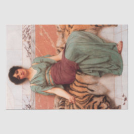 Papel De Seda Doces sonhos (Linda Mulher Romana na Pele de Tigre