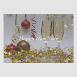 Papel De Seda Documento de Celebração do Ano Novo de Natal