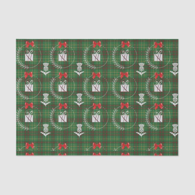 Papel De Seda Documento de Coleção Escocês (Frente )