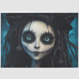 Papel De Seda Documento de Dissociação da Mulher de Boneca Voodo