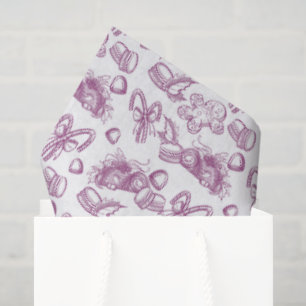 Papel De Seda Doçuras de Feriado - AÇúcar Ameixa (Sheer)