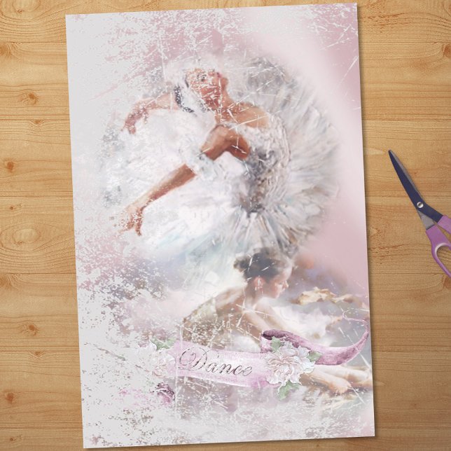 Papel De Seda Dois Ballerinas Dance Decoupage (Criador carregado)