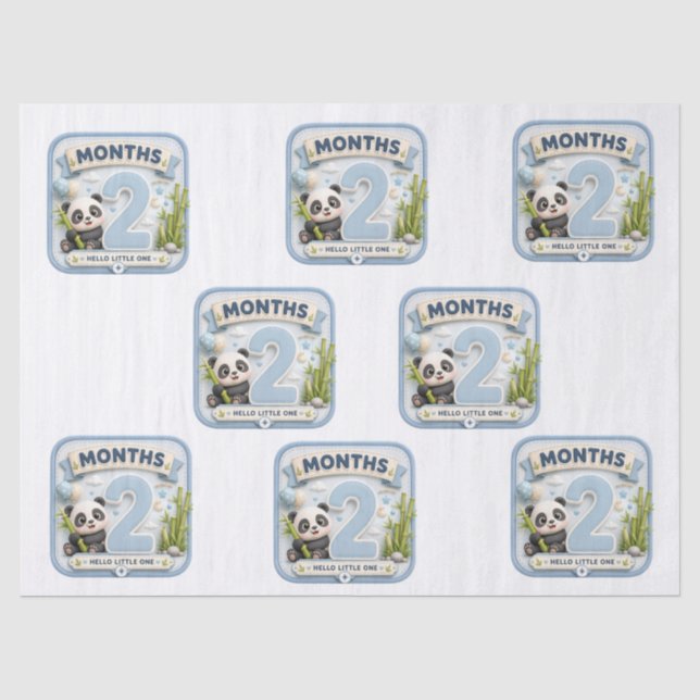 Papel De Seda Dois Meses de Maravilhas (Frente )