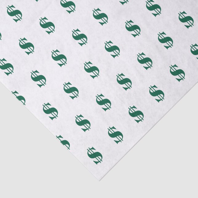 Papel De Seda Dollar Signs (Detalhes)