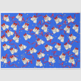 Papel De Seda Domino Themed Gift Wrapping - Natal