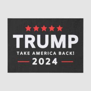 Papel De Seda Donald Trump 2024 Retire a América
