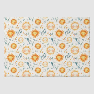 Papel De Seda Dons de bebês e flores