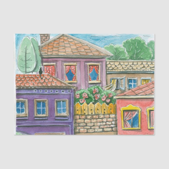 Papel De Seda Doodle (Frente )