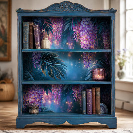 Papel De Seda Dossel de Wisteria Violeta Sonhadora Decoupage