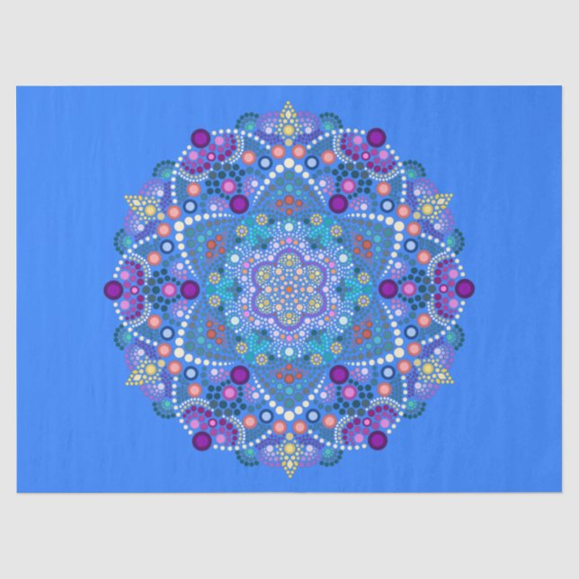 Papel De Seda dot painting meets mandala 2 18  (Frente )