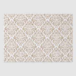 Papel De Seda Dourada Cor damasco de brilho