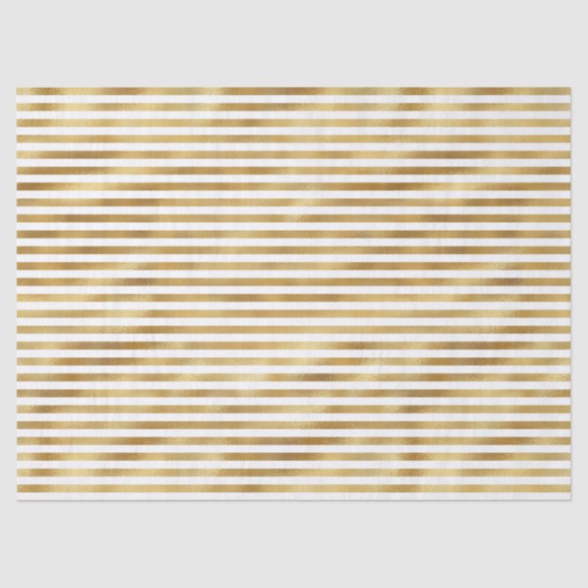 Papel De Seda Douradas faixas de vidro (Frente )