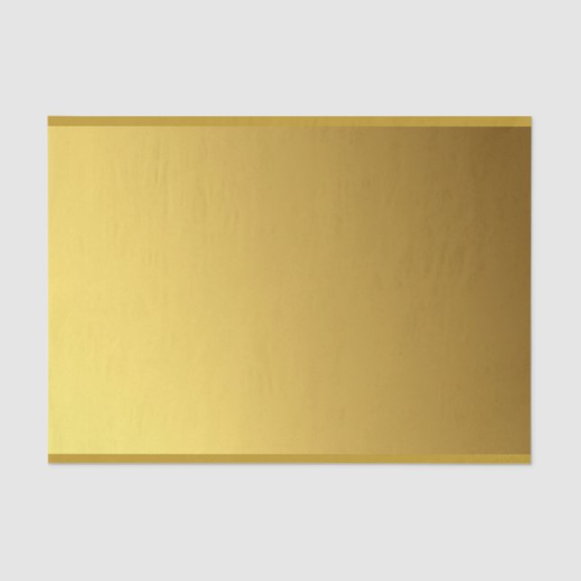 Papel De Seda Dourado (Frente )