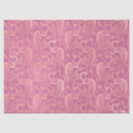 Papel De Seda Dourado Boho Peacocks na página de dissociação ros