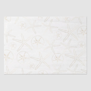 Papel De Seda Dourado e Inteiro - Praia, Náutica