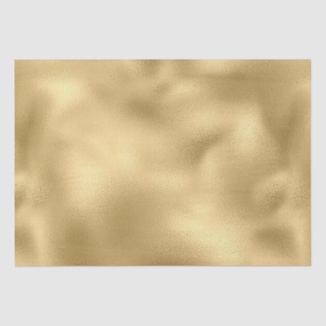 Papel De Seda Dourado Glam (Frente )