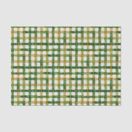 Papel De Seda Dourado Livro Verde sobre a Xadrez de Natal