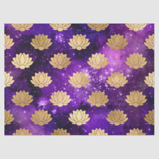 Papel De Seda Dourado Lotus na desacoplagem de galáxias roxas