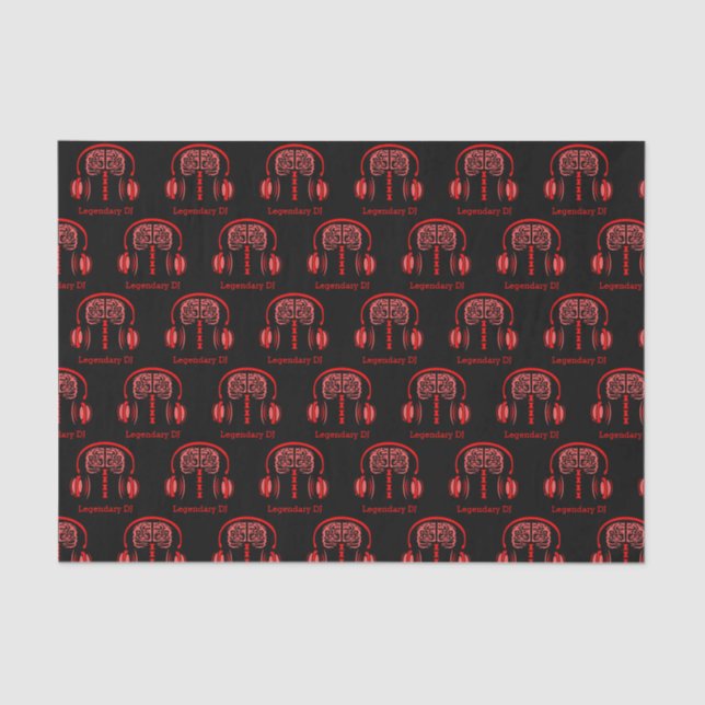 Papel De Seda Doutor Cérebro Escutando Música (Frente )