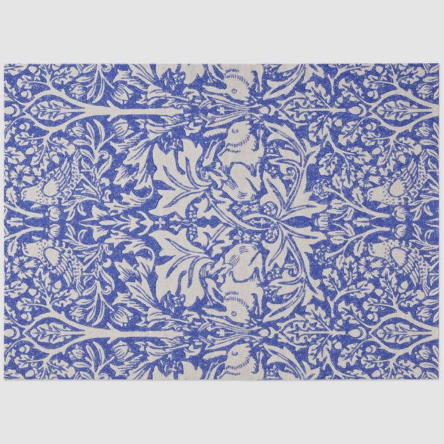 Papel De Seda Dove e Coelho, William Morris (Frente )