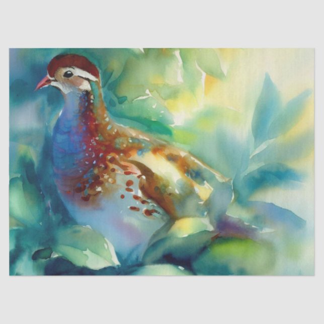 Papel De Seda Doze dias de Natal: Partridge (D) (Frente )