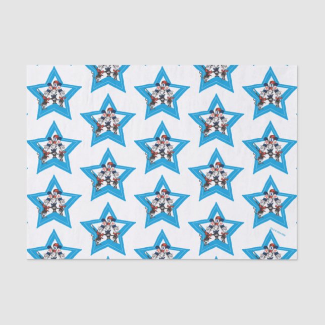 Papel De Seda Dr. Seuss | Gráfico Little Cats USA Hats (Frente )