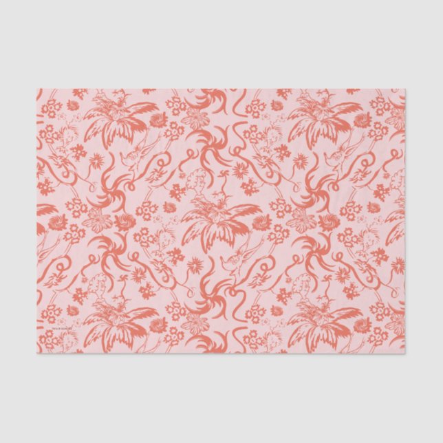 Papel De Seda Dr. Seuss | Padrão de Dia de as mães Floral (Frente )