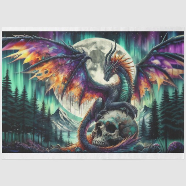 Papel De Seda Dragão (Frente )