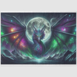Papel De Seda Dragão Celestial